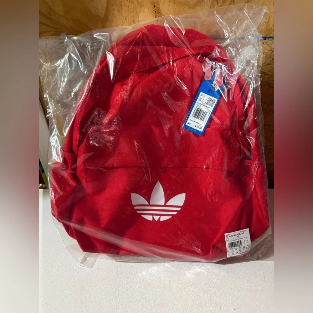 Adidas Red Trefoil Backpack